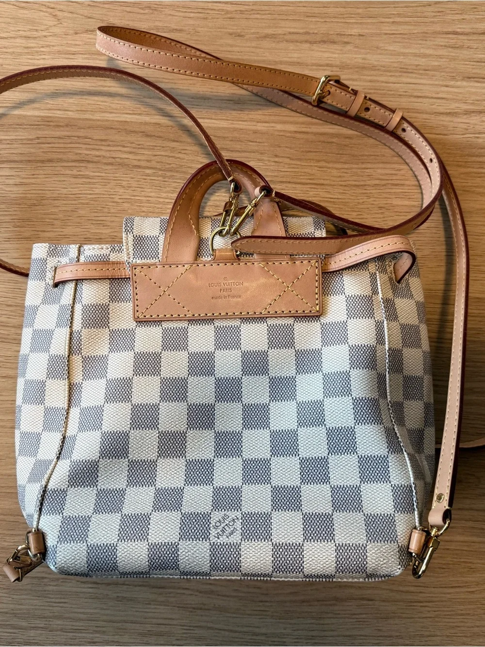 Louis Vuitton Sperone BB Backpack Damier Azur